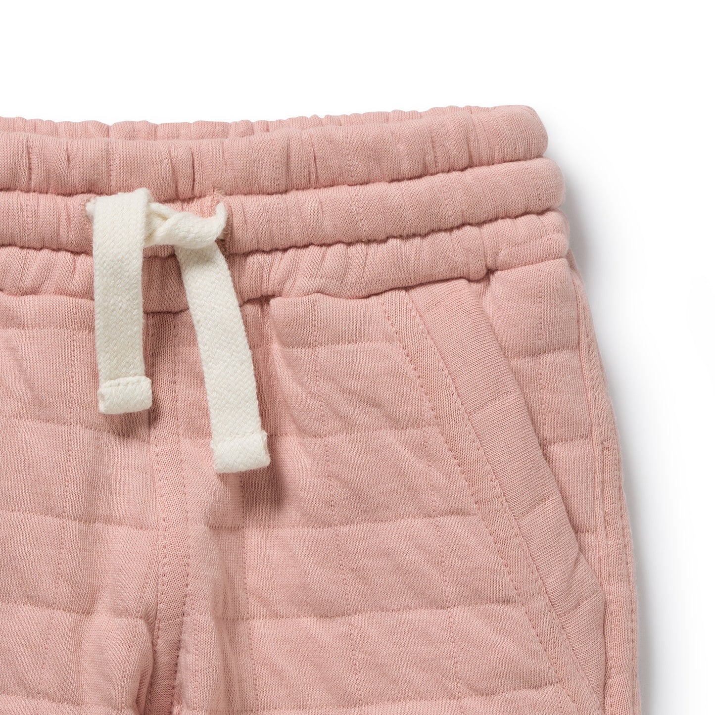 Wilson & Frenchy Organic Quilted Sweat Pant Rose