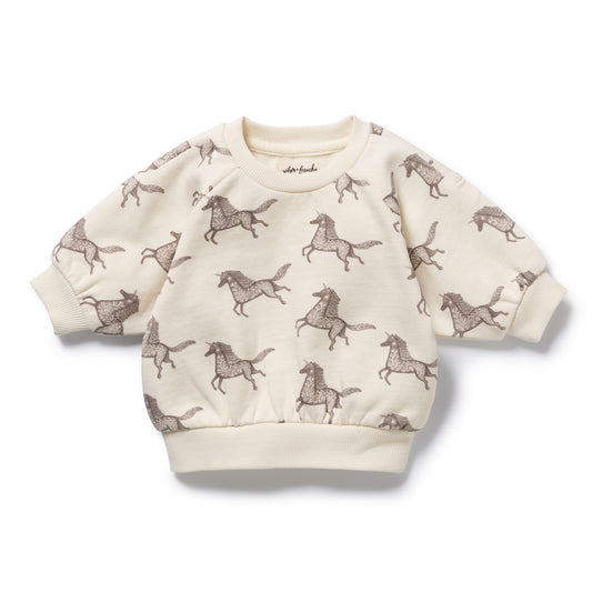 Wilson & Frenchy Organic Terry Sweat Little Unicorn