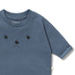 Wilson & Frenchy Organic Rib Long Sleeved Top Twilight Blue