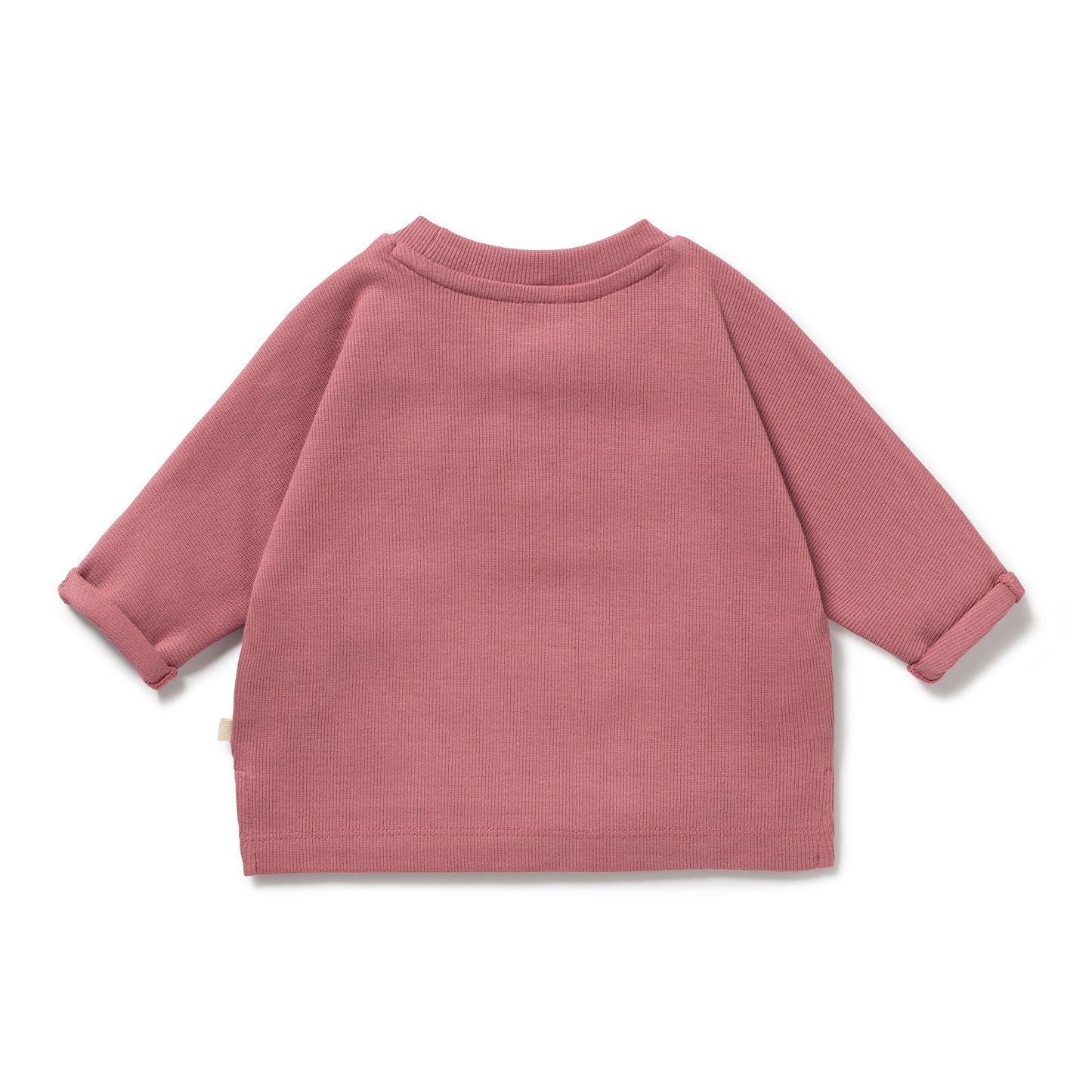 Wilson & Frenchy Organic Rib Long Sleeved Top Plum