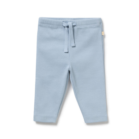 Wilson & Frenchy Organic Rib Legging Storm Blue