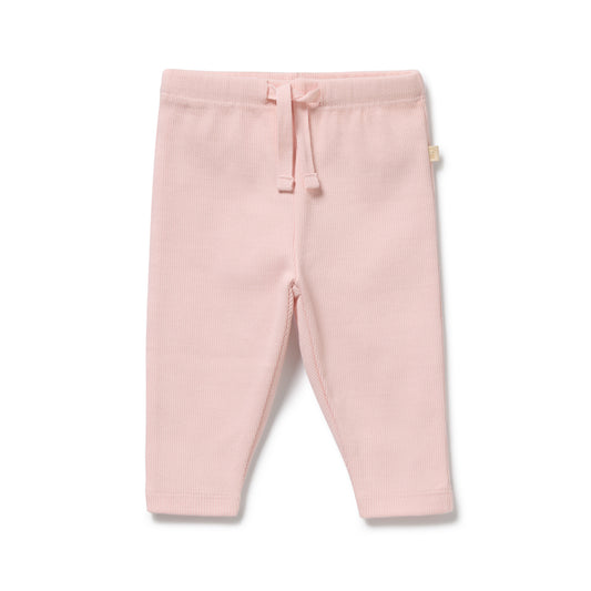 Wilson & Frenchy Organic Rib Legging Strawberry Cream