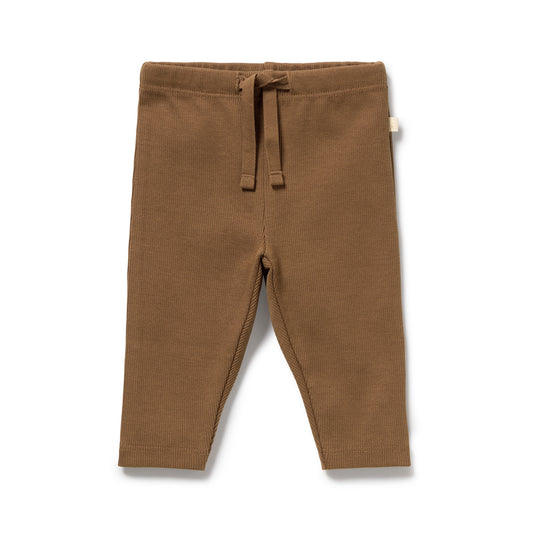 Wilson & Frenchy Organic Rib Legging Nutmeg
