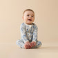 Wilson & Frenchy Organic Zipsuit with Feet Woodland Adventures