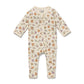 Wilson & Frenchy Organic Zipsuit with Feet Maple Glow