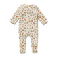Wilson & Frenchy Organic Zipsuit with Feet Maple Glow