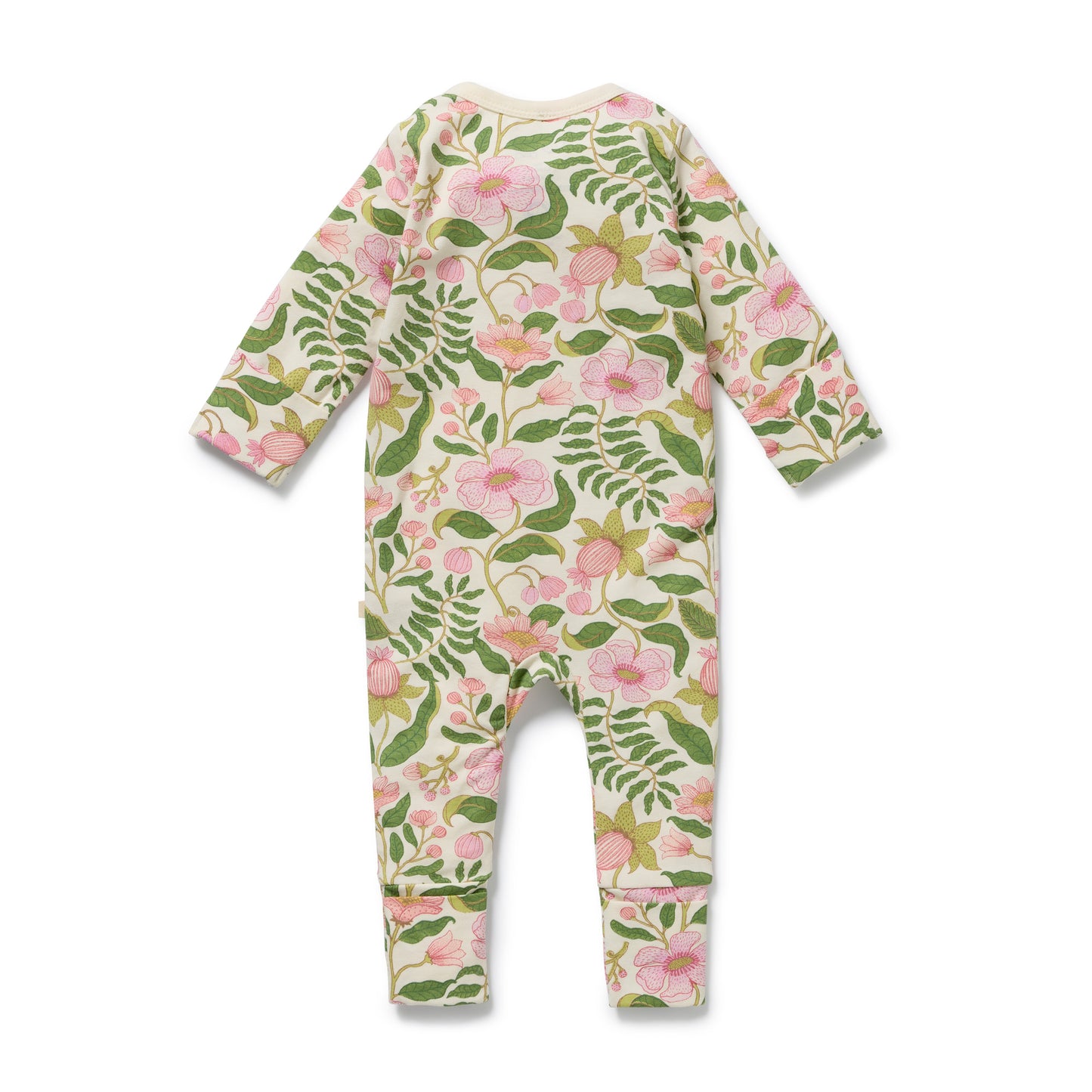 Wilson & Frenchy Organic Zipsuit with Feet Ma Fleur