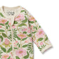 Wilson & Frenchy Organic Zipsuit with Feet Ma Fleur