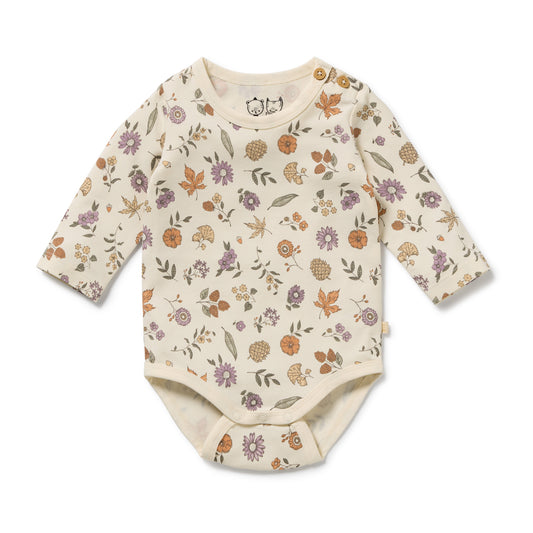 Wilson & Frenchy Organic Bodysuit Maple Glow