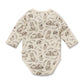 Wilson & Frenchy Organic Bodysuit Foxglove Forest