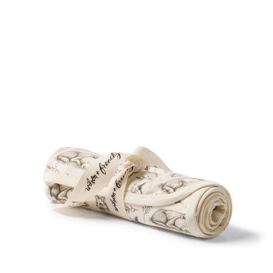 Wilson & Frenchy Organic Bunny Rug Foxglove Forest