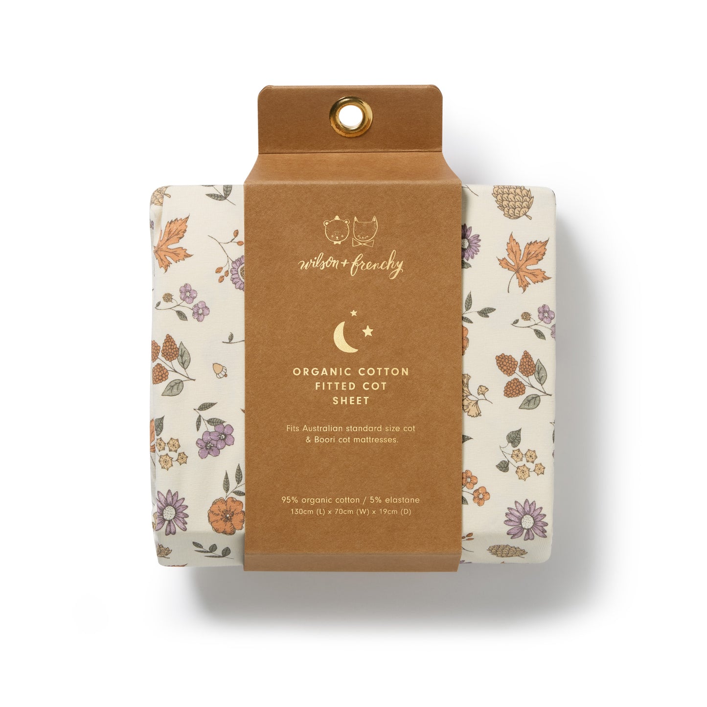 Wilson & Frenchy Organic Cot Sheet Maple Glow