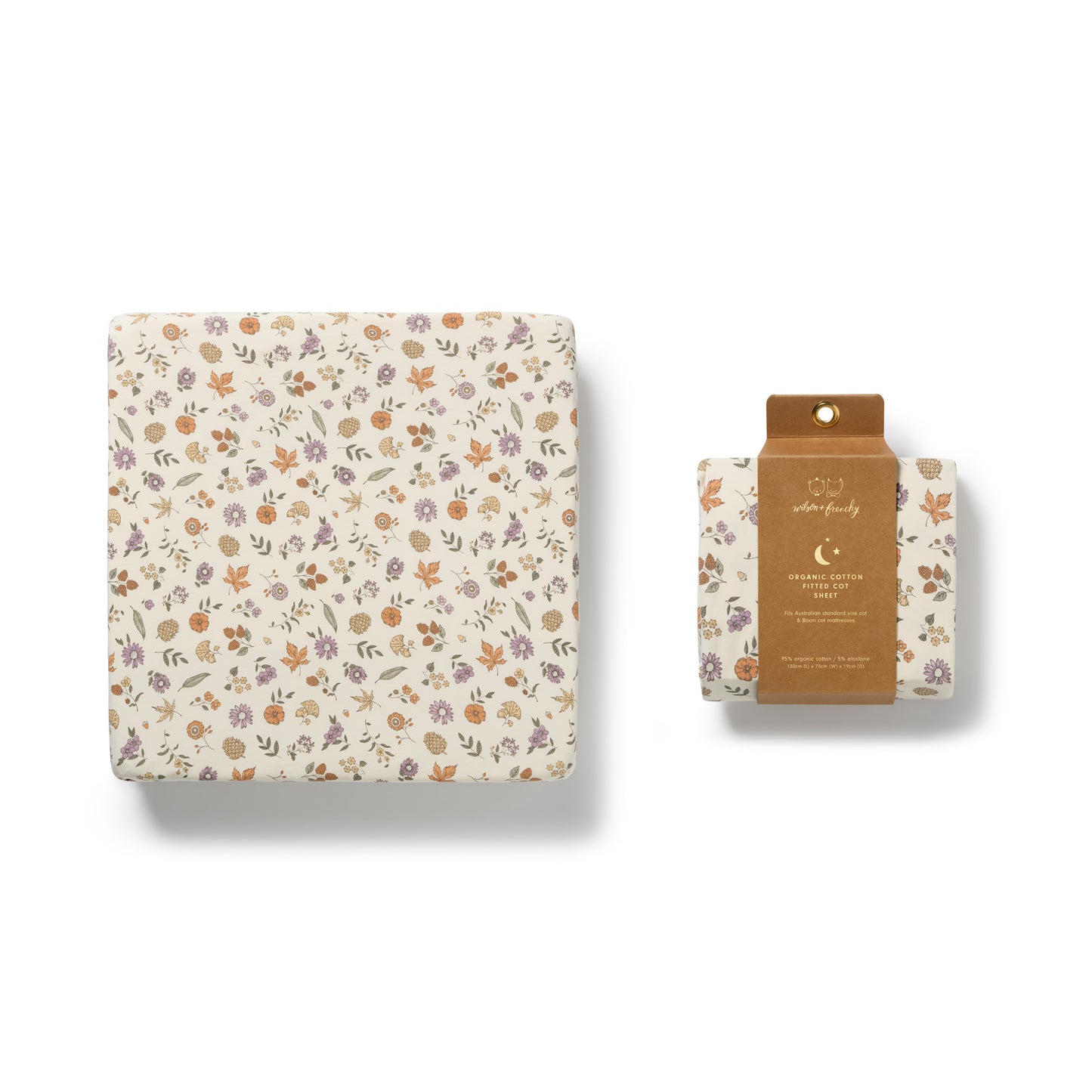 Wilson & Frenchy Organic Cot Sheet Maple Glow