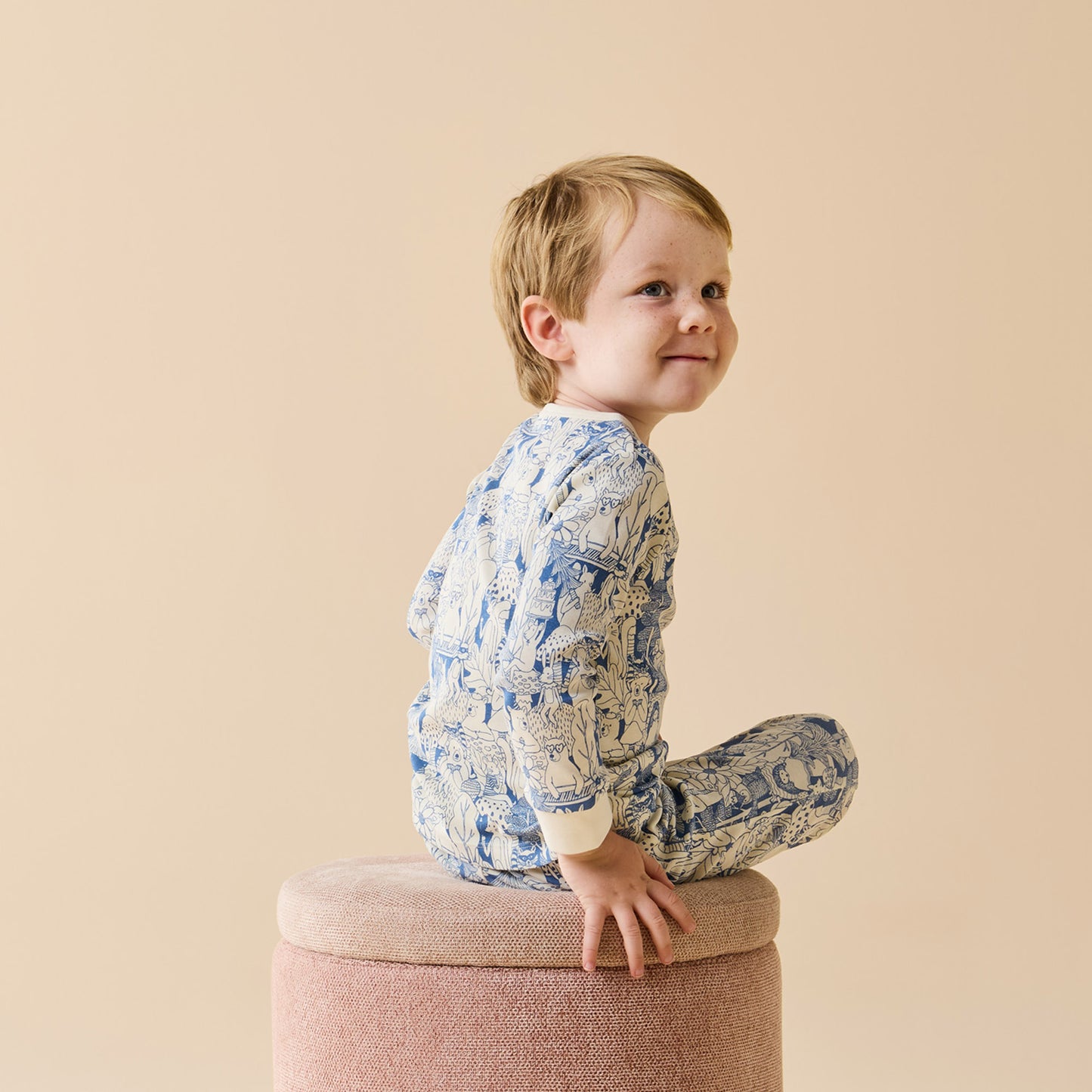 Wilson & Frenchy Organic Long Sleeved Pyjamas Woodland Adventures