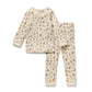 Wilson & Frenchy Organic Long Sleeved Pyjamas Maple Glow