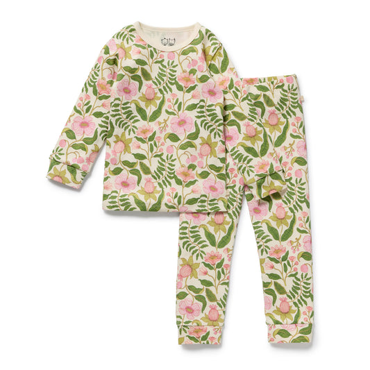 Wilson & Frenchy Organic Long Sleeved Pyjamas Ma Fleur