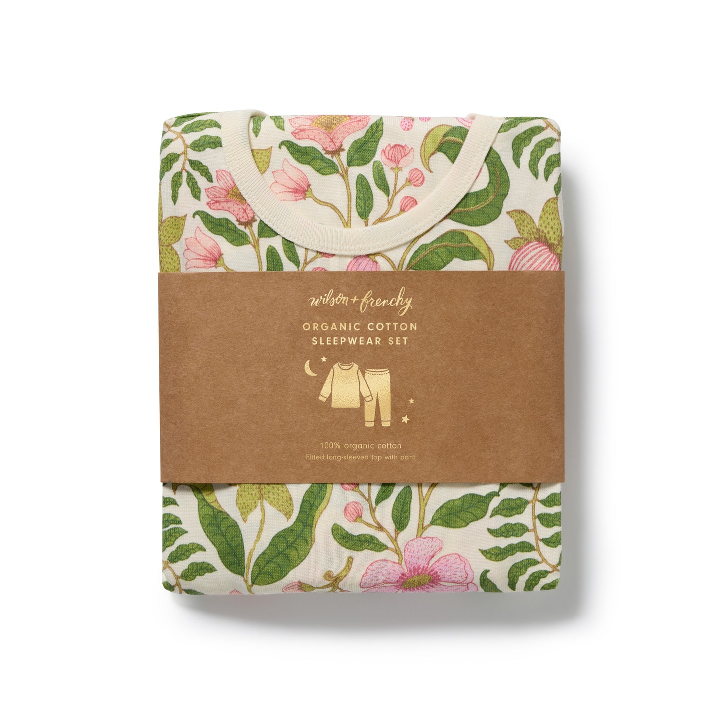 Wilson & Frenchy Organic Long Sleeved Pyjamas Ma Fleur