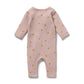 Wilson & Frenchy Organic Waffle Ruffle Zipsuit Mini Mando