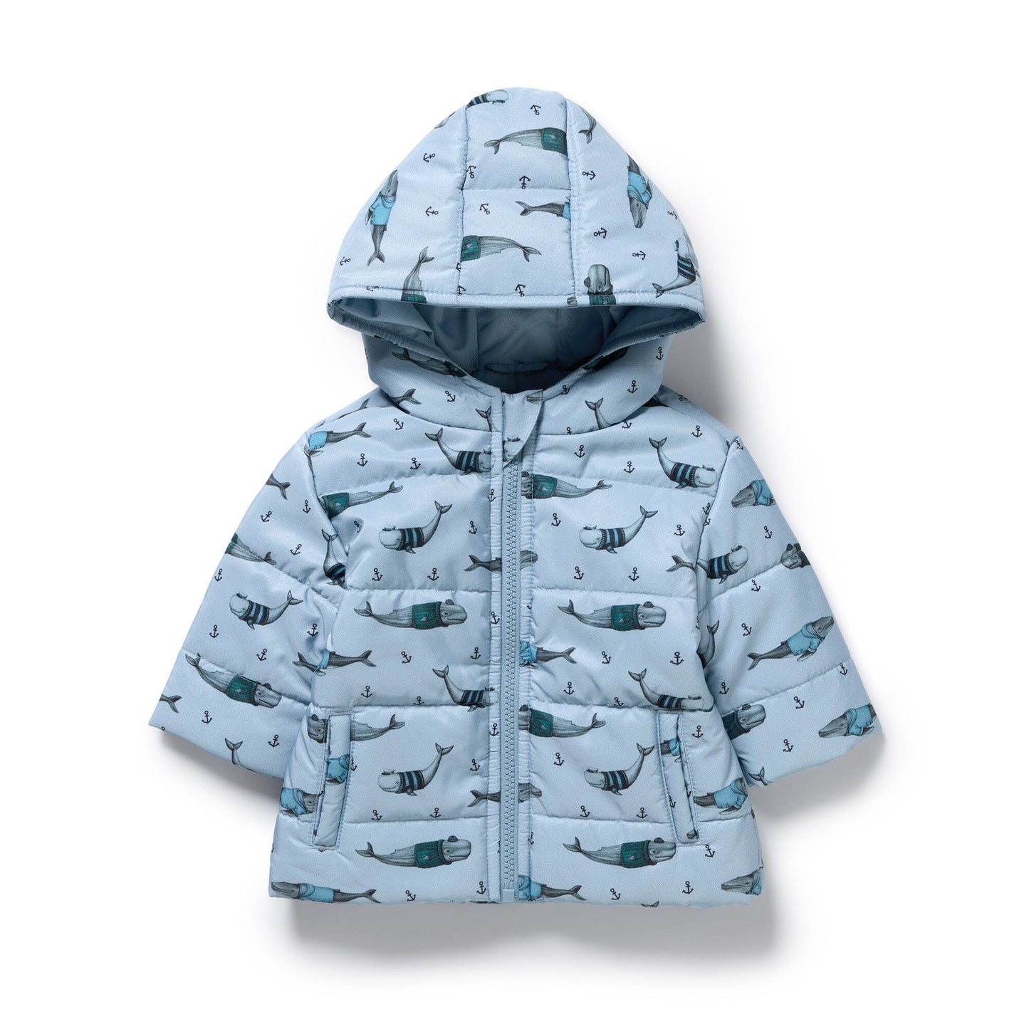 Wilson & Frenchy Puffer Jacket Woolly Whales