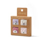 Wilson & Frenchy Organic 4pack Socks Plum | Strawberry Cream | Lilac | Buttermilk
