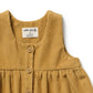 Wilson & Frenchy Organic Cord Dress Amber Glow