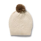 Wilson & Frenchy Organic Knitted Bubble Hat Cream
