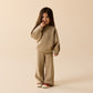 Wilson & Frenchy Organic Knitted Bubble Jumper Oat