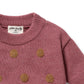 Wilson & Frenchy Organic Knitted Bauble Jumper Rhubarb