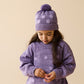 Wilson & Frenchy Organic Knitted Bauble Jumper Mulberry