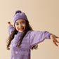 Wilson & Frenchy Organic Knitted Bauble Jumper Mulberry