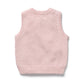 Wilson & Frenchy Organic Knitted Bubble Vest Marshmellow