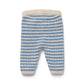 Wilson & Frenchy Organic Knitted Stripe Legging Frosted Blue