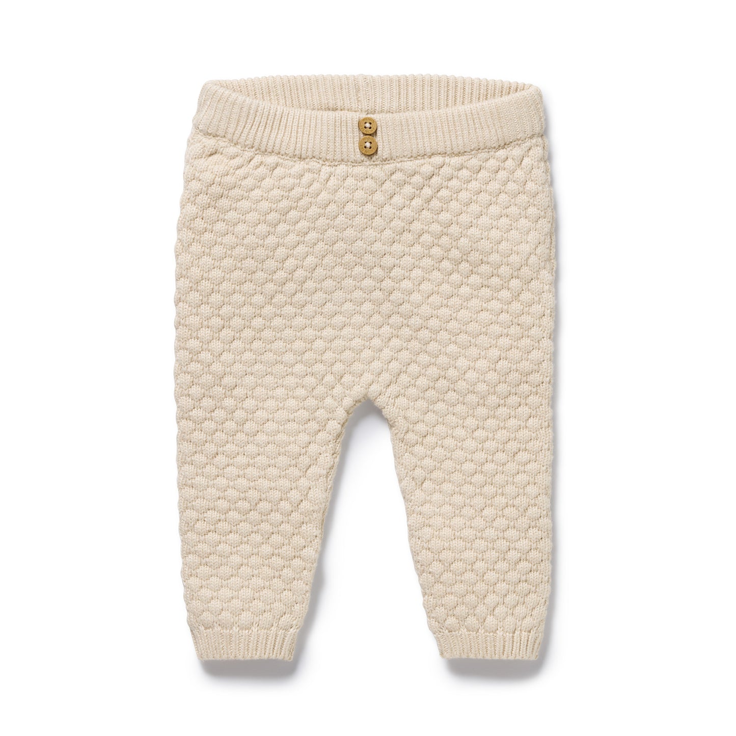 Wilson & Frenchy Organic Knitted Bauble Legging Cream