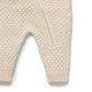 Wilson & Frenchy Organic Knitted Bauble Growsuit Cream