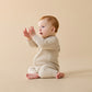 Wilson & Frenchy Organic Knitted Bauble Growsuit Cream