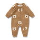 Wilson & Frenchy Organic Knitted Jacquard Growsuit Beary Cute