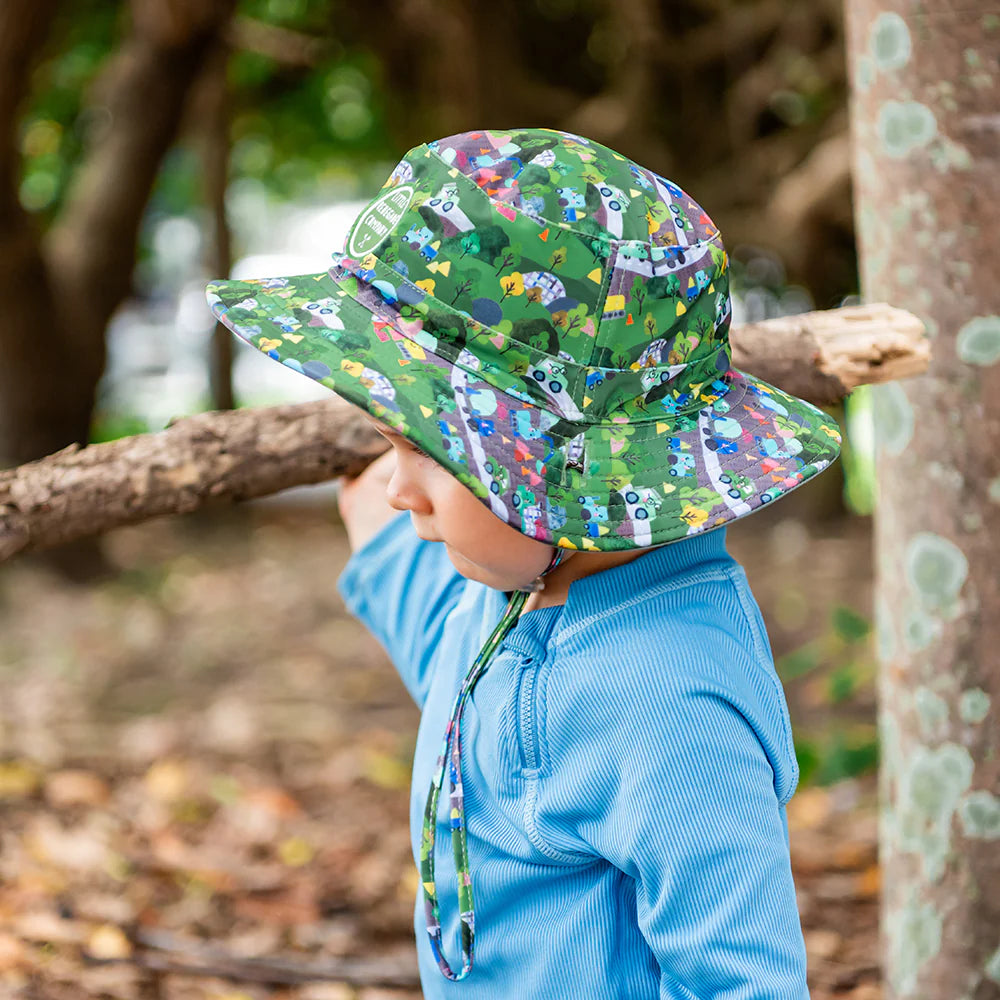 Little Renegade Company Wheels N Roads Swim Hat