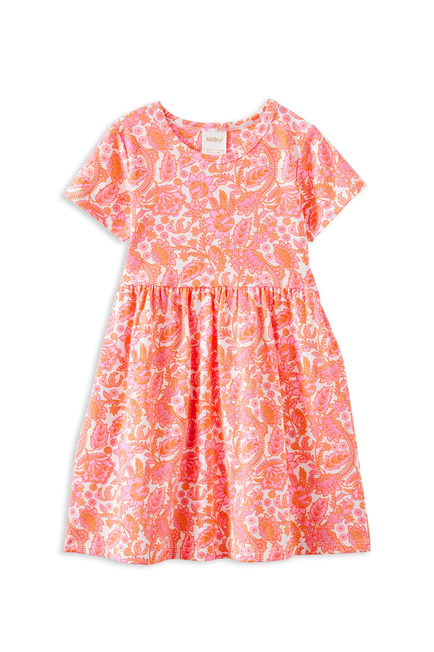 Milky Wild Paisley Dress