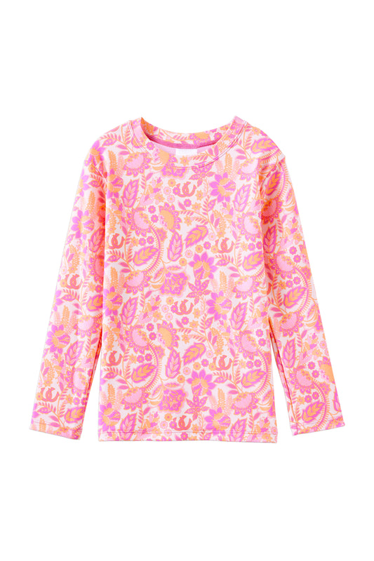 Milky Wild Paisley Rash Vest