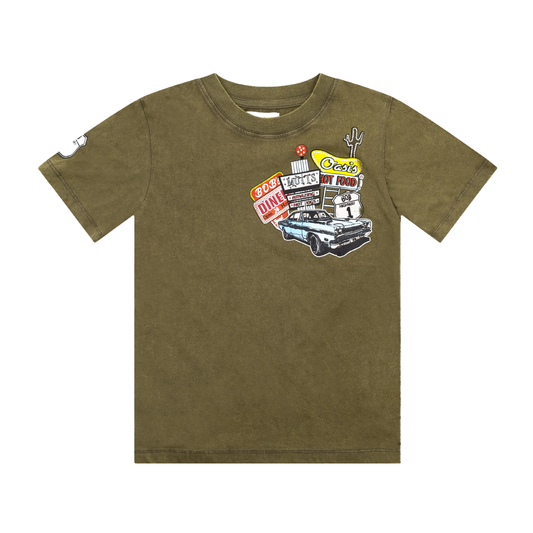 Band of Boys Washed Khaki Road Trip Tee