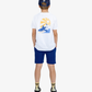 Band of Boys Surfer Shark Tee White