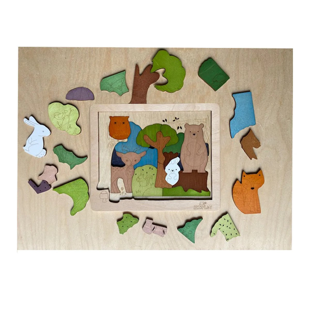 EKOPLAY Puzzle Woodlands