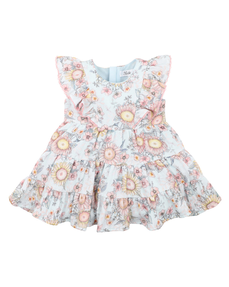 Minihaha Tiered Dress Abby Print