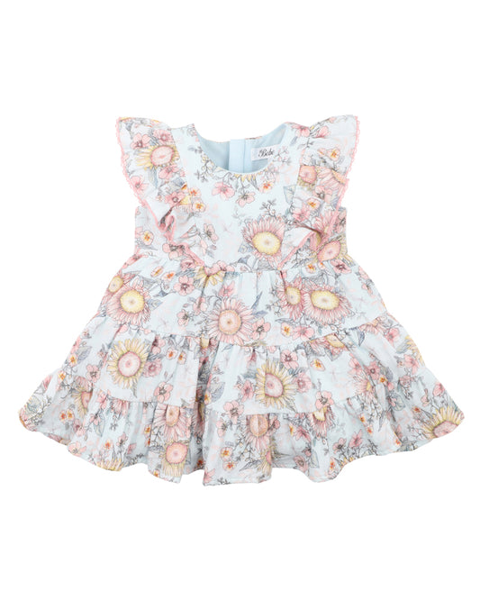 Minihaha Tiered Dress Abby Print