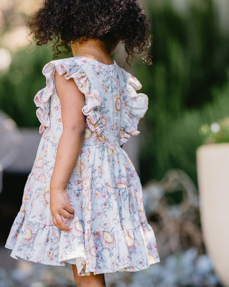 Minihaha Tiered Dress Abby Print