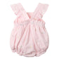 Minihaha Florence Embroidered Frill Romper Mid Pink