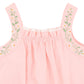 Minihaha Tess Embroderie Strap Bodysuit Pale Pink