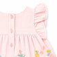 Minihaha Pia Embroidery Overlay Bodysuit