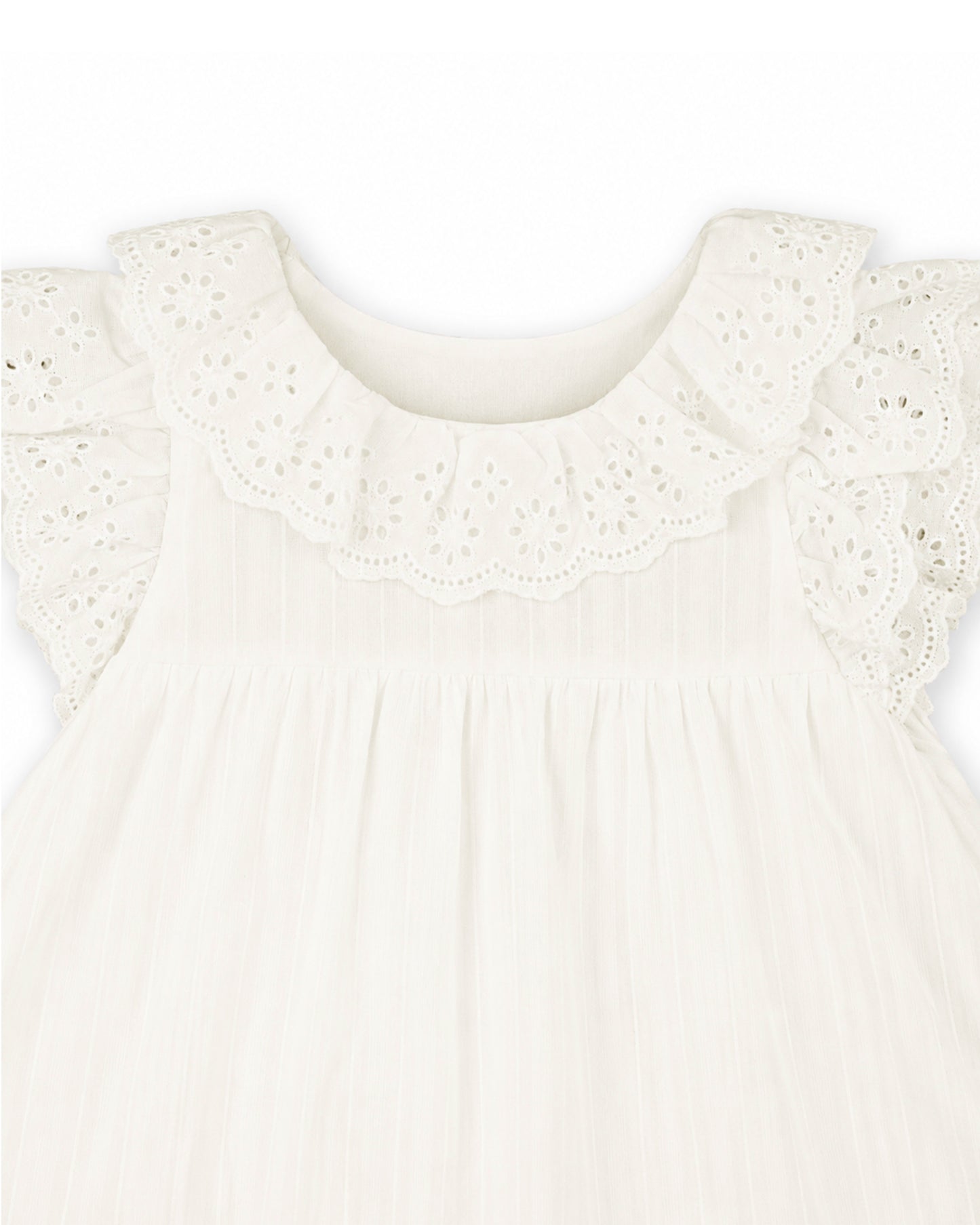 Minihaha Willa Cream Overlay Bodysuit
