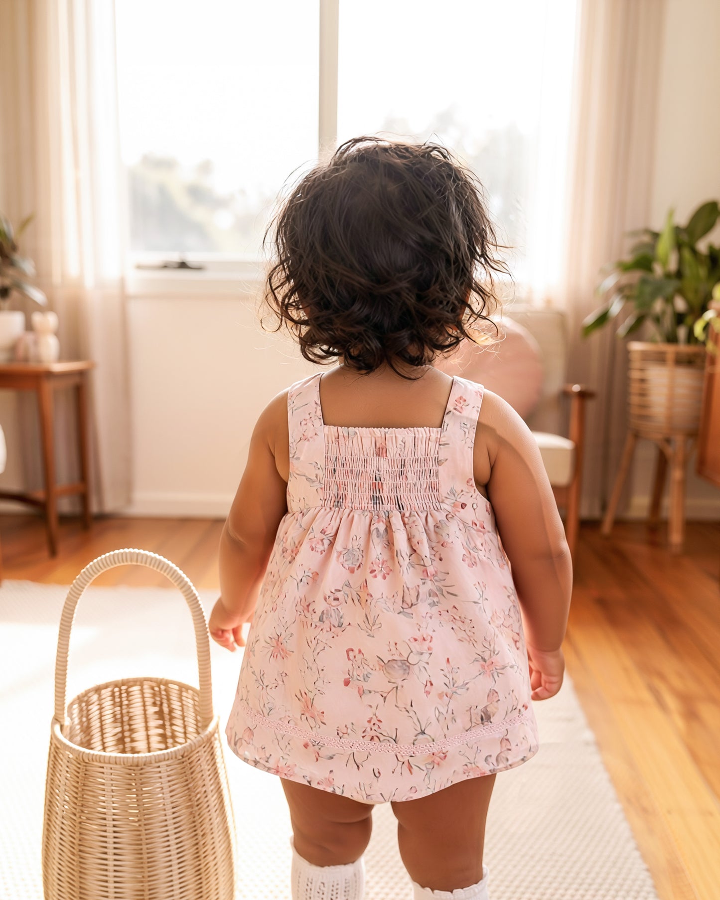 Minihaha Willa Print Overlay Bodysuit